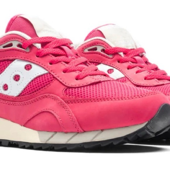 Saucony Shadow 6000 Red/Pink and White Sneakers 7.5W/6M BNIB - Picture 2 of 6